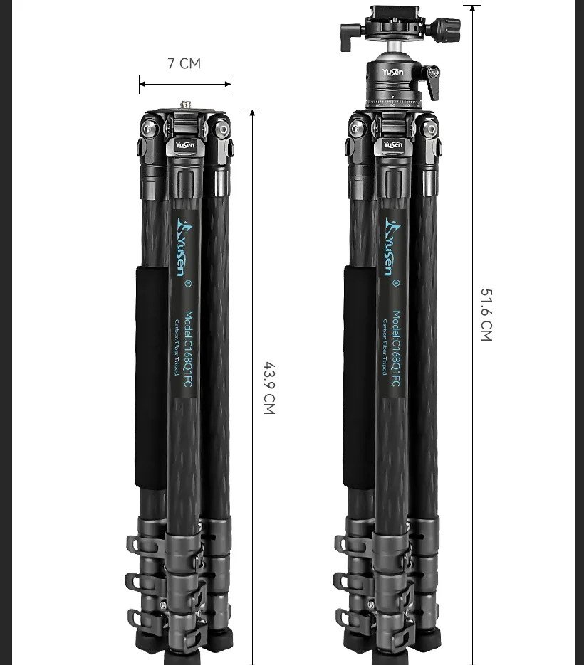 专业碳纤维便携式数码单反相机手机旅行拍摄三脚架相机三脚架专业