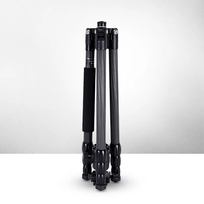 可折叠碳纤维三脚架单脚架360°球头可拆卸最大负载为10kg可调节高度从53cm到160cm用于相机手机