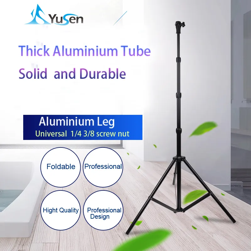 摄影灯架视频人像和摄影照明反光镜三脚架软盒雨伞背景