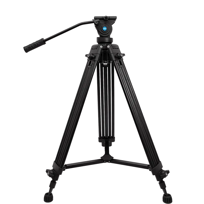 用于视频和动态拍摄的流体阻尼三脚架平滑减振，高度为30