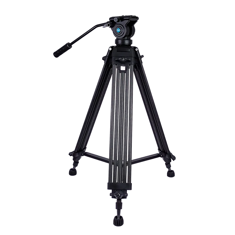 视频三脚架专业碳纤维双管视频三脚架