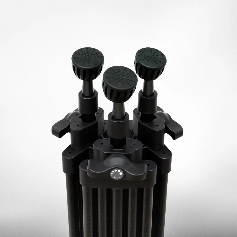 视频三脚架专业碳纤维双管视频三脚架