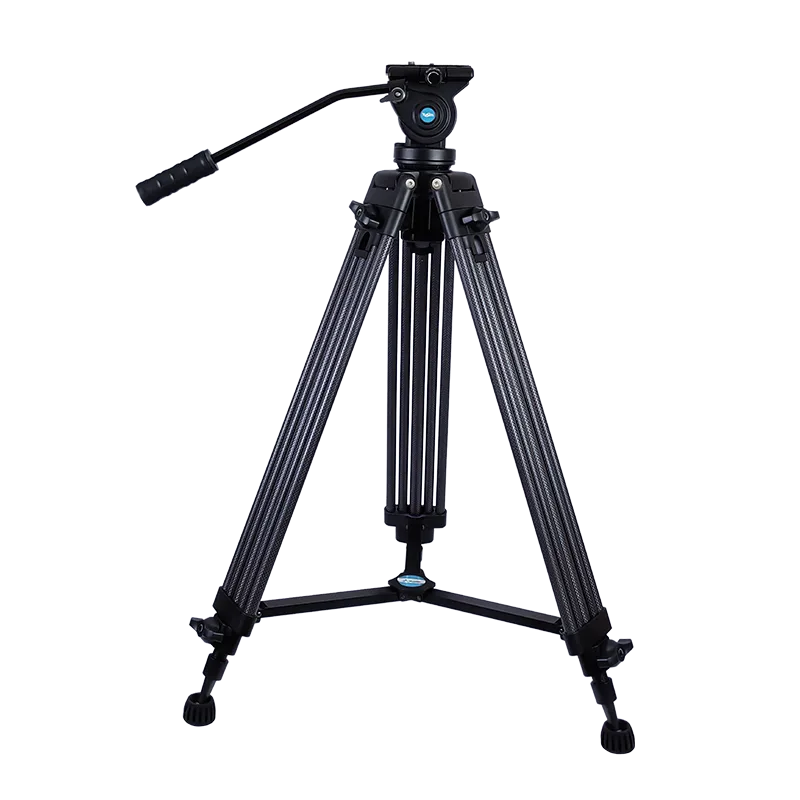 视频三脚架专业碳纤维双管视频三脚架