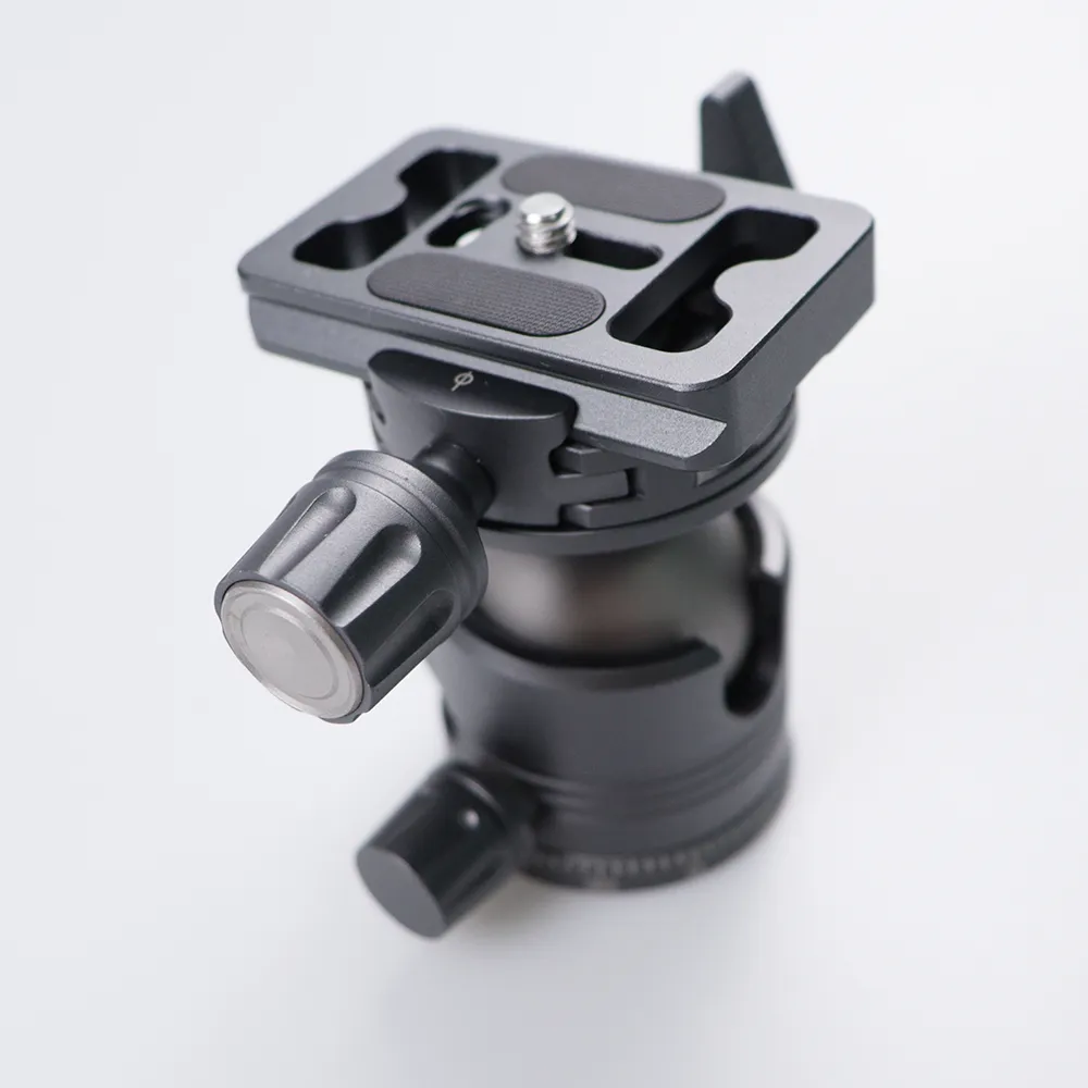 CNC 360°球头轻质铝合金相机三脚架头