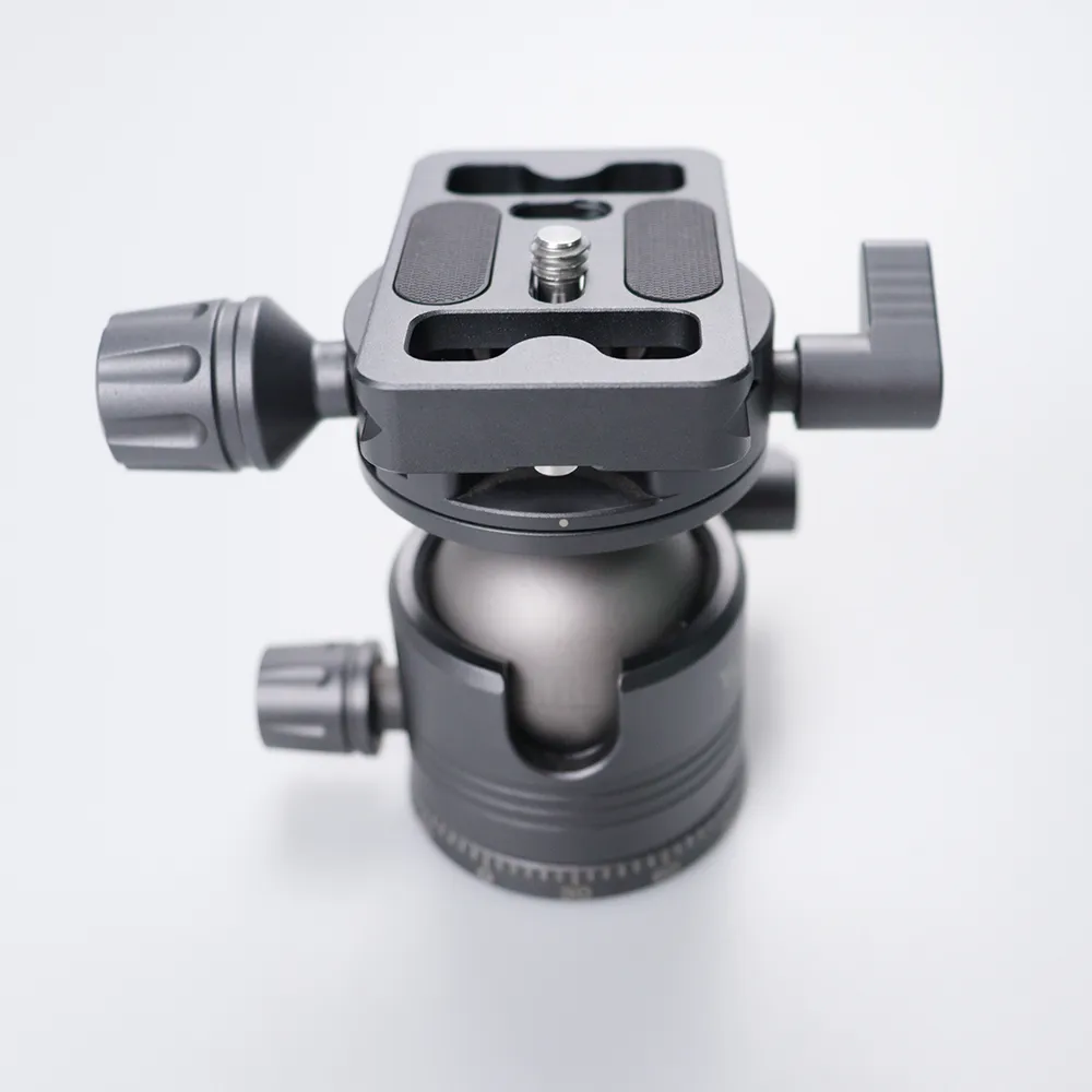 CNC 360°球头轻质铝合金相机三脚架头