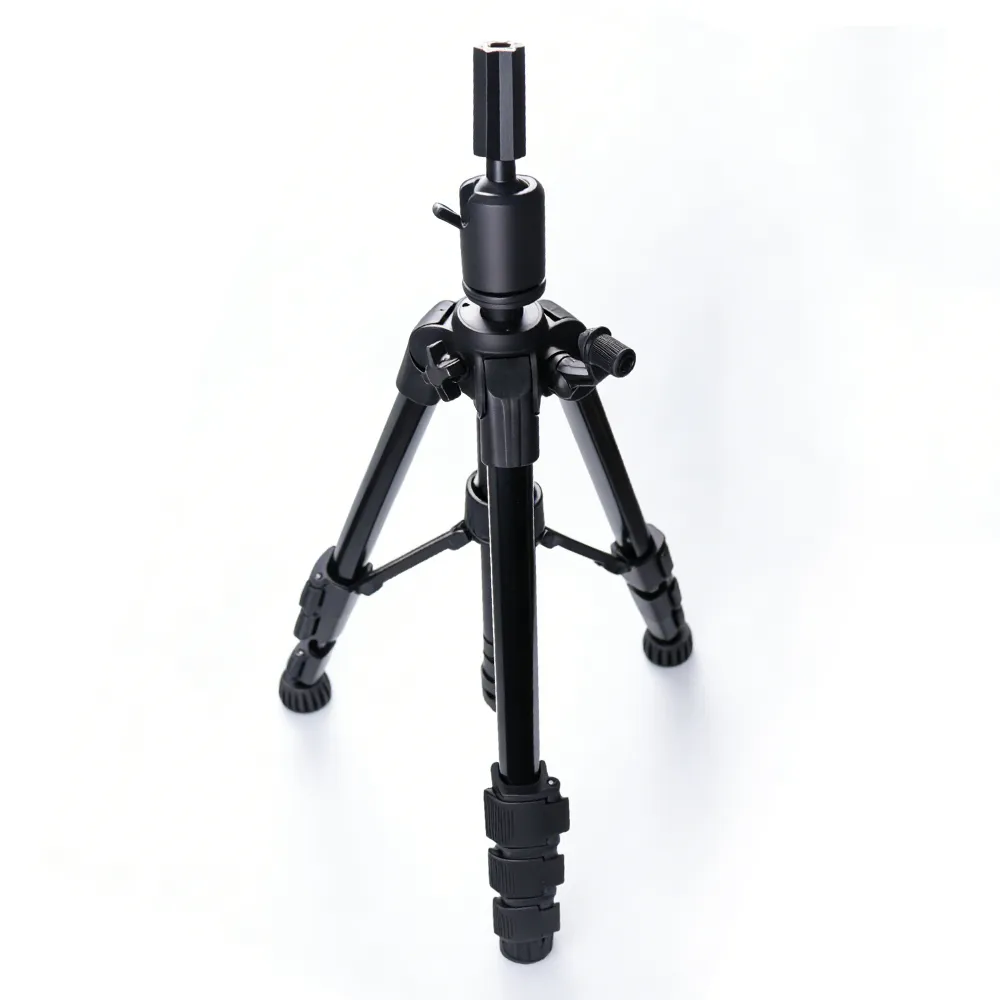 高度可调铝合金耐用高脚三脚架假发制作三脚架假发训练人体模型头