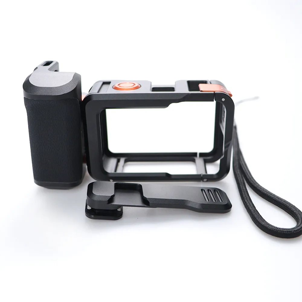 Grip Kit for DJI Action 5 Pro 4 3 Handle Holder Shutter Button Quick Release Cold Shoe