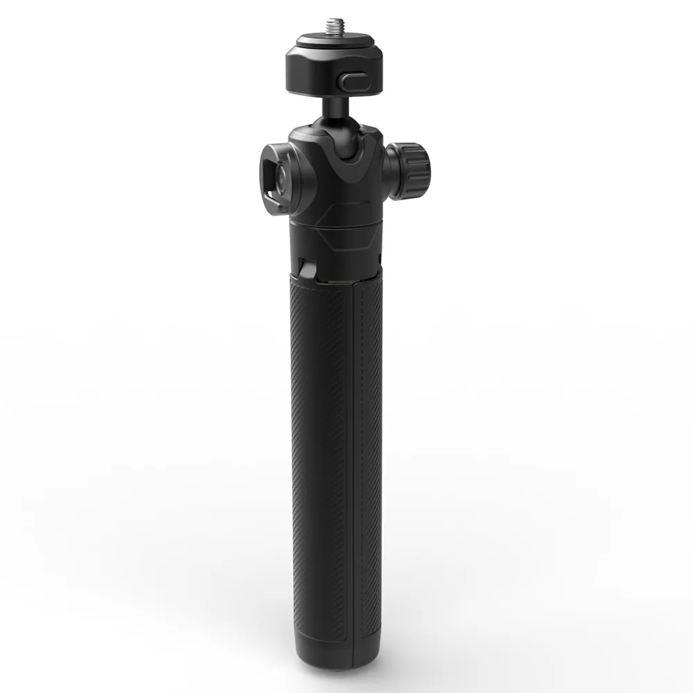 可伸缩可调高度360旋转球头Vlog小型相机三脚架，适用于GoPro DJI等运动相机
