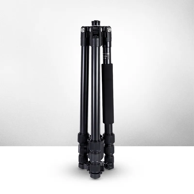 铝制相机三脚架可拆卸腿可转换为单脚架耐用的DSRL三脚架套件，带CNC 360°球头套件三脚架