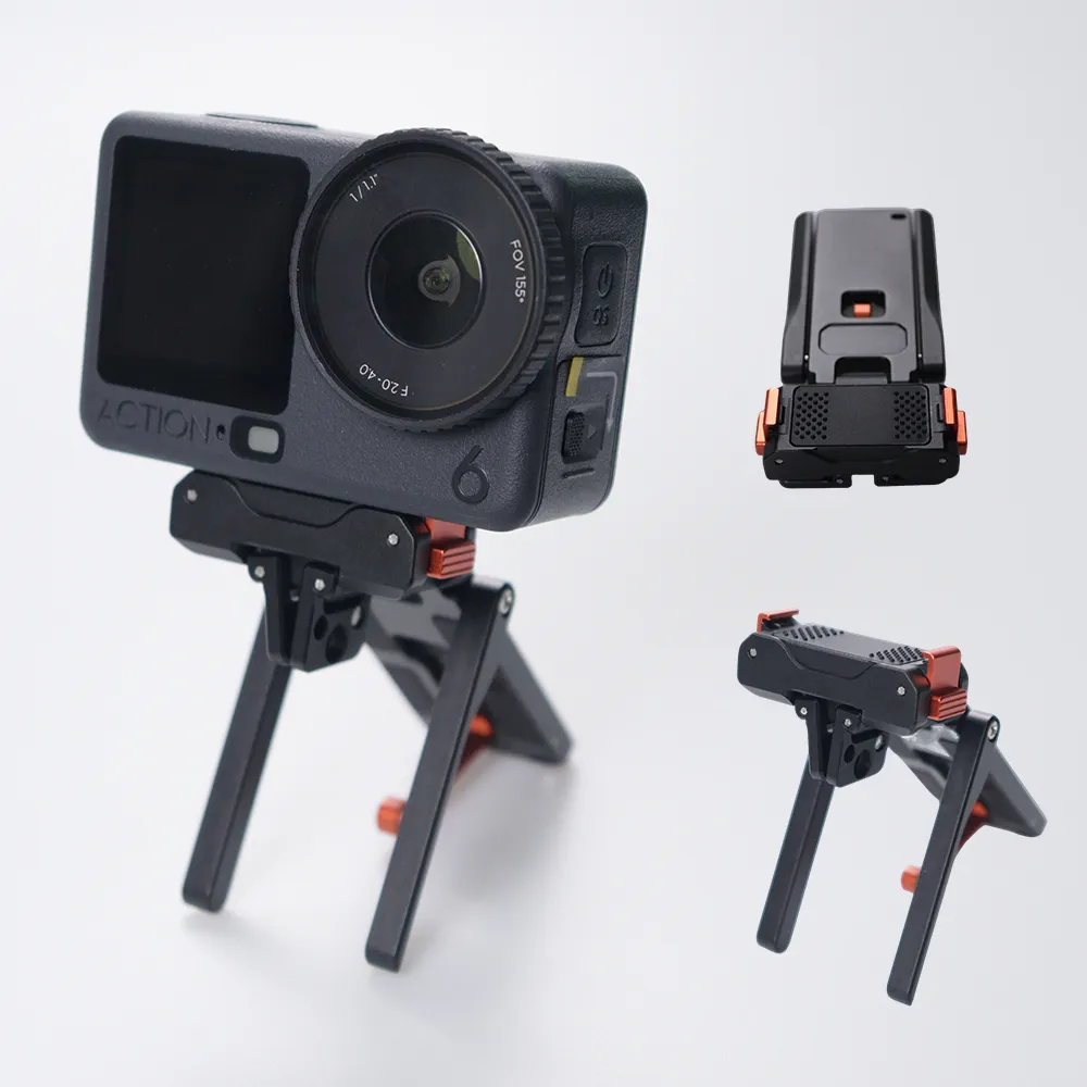 Action 6 磁吸支架,铝合金快速释放转接座,适用于 DJI Osmo Action 6,180°可调节,带 1/4