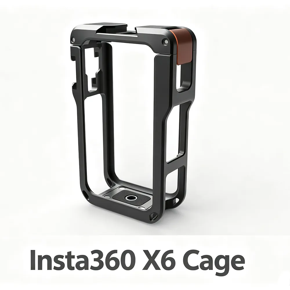 Insta360 X6 Camera Cage Protective Frame with Multiple Mount