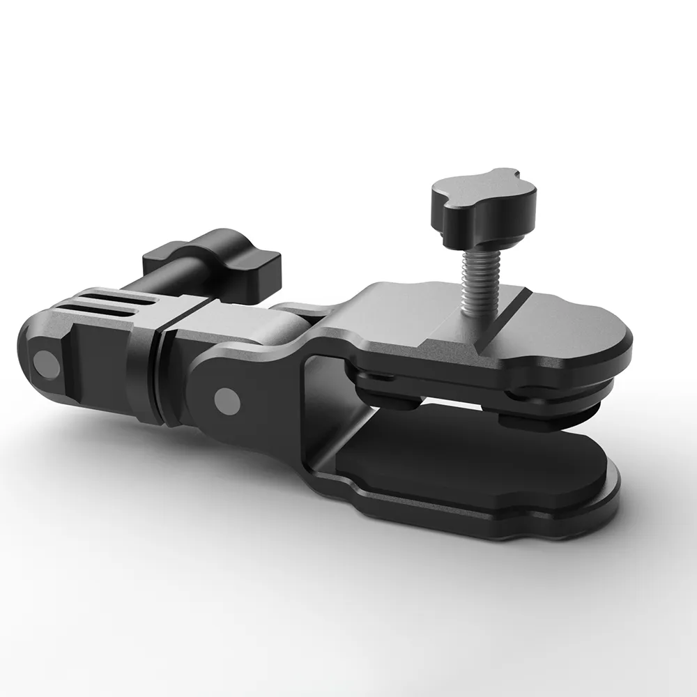 Motorcycle Windshield Clamp Mount for Action Cameras, CNC Al