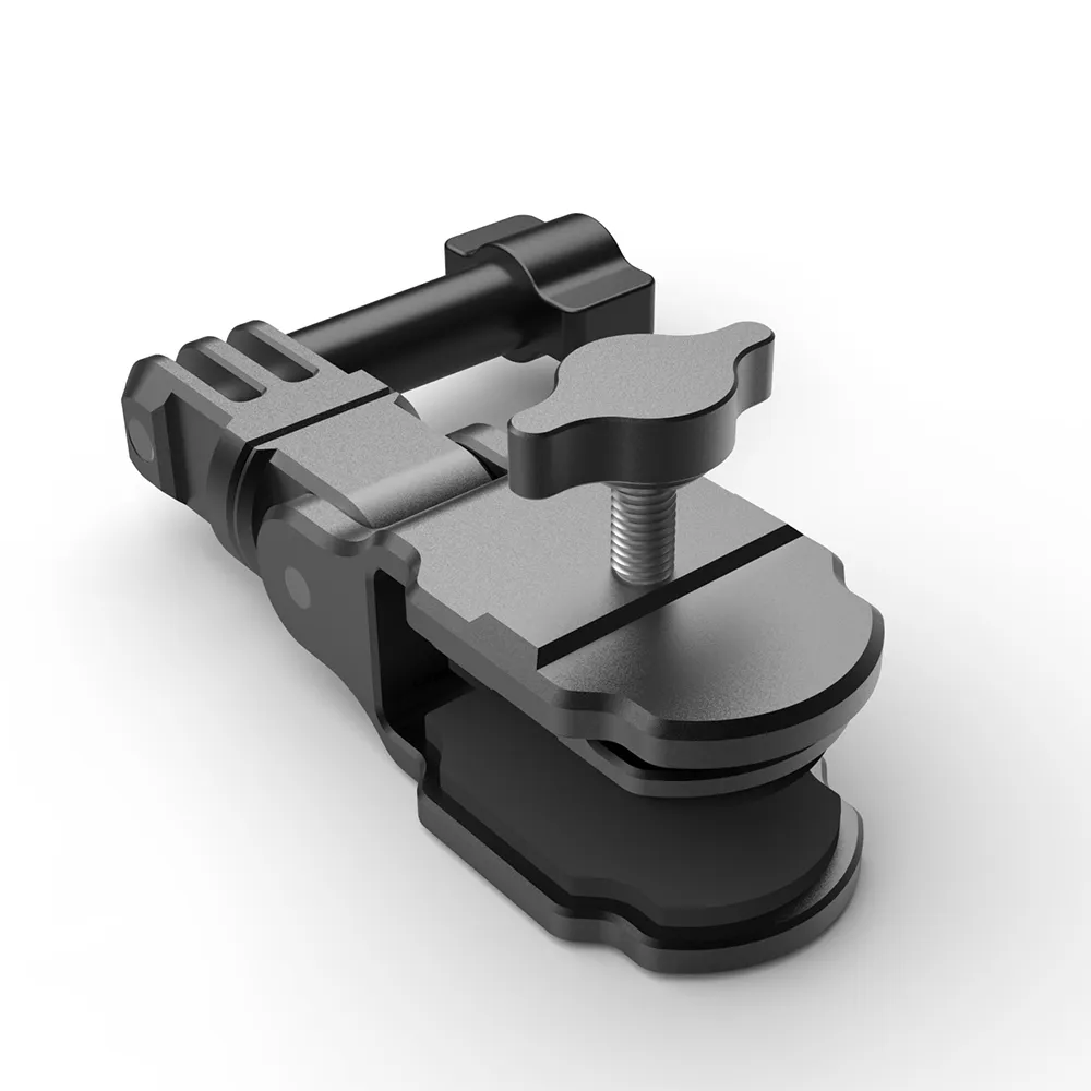 Motorcycle Windshield Clamp Mount for Action Cameras, CNC Al
